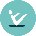 pilates solo private exercise icon